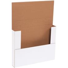 14 1/4 x 11 1/4 x 2" White Easy-Fold Mailers