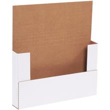 14 1/8 x 8 5/8 x 2" White Easy-Fold Mailers