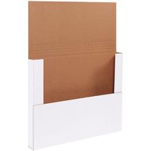17 1/4 x 11 1/4 x 2" White Easy-Fold Mailers