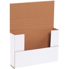 9 1/2 x 6 1/2 x 2" White Easy-Fold Mailers