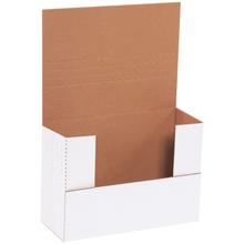 9 1/2 x 6 1/2 x 3 1/2" White Easy-Fold Mailers