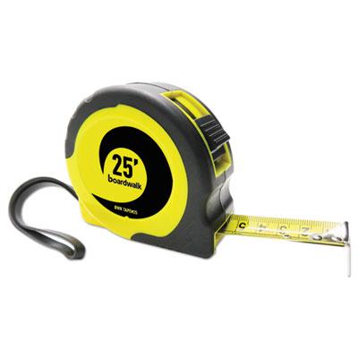 View larger image of Easy Grip Tape Measure, 25 ft, Plastic Case, Black and Yellow, 1/16" Graduations