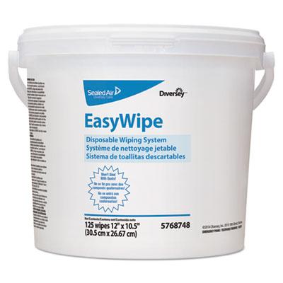 View larger image of Easywipe Disposable Wiping Refill, 8 5/8 x 24 7/8, White, 125/Bucket, 6/Carton
