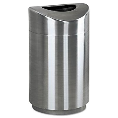 View larger image of Eclipse Open Top Waste Receptacle, Round, Steel, 30 gal, Stainless Steel