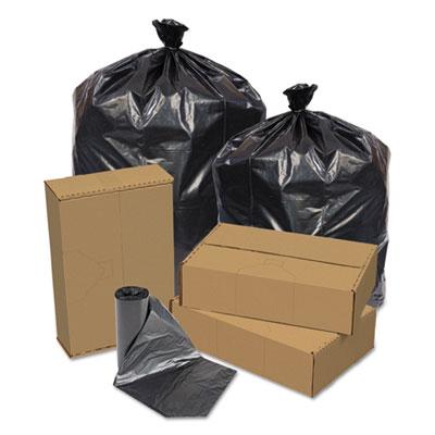 View larger image of Eco Strong Can Liners, 45 gal, 1.5 mil, 40" x 46", Black, 100/Carton