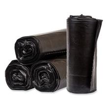 eco strong plus can liners, 40 gal, 1.7 mil, 40 x 46, black, 100/carton
