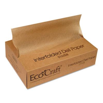 View larger image of Ecocraft Interfolded Soy Wax Deli Sheets, 8 X 10.75, 500/box, 12 Boxes/carton