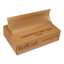 Ecocraft Interfolded Soy Wax Deli Sheets, 8 X 10.75, 500/box, 12 Boxes/carton