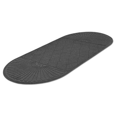 View larger image of EcoGuard Diamond Floor Mat, Double Fan, 36 x 96, Charcoal