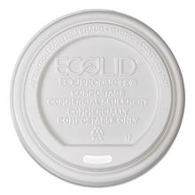 EcoLid Renewable/Compostable Hot Cup Lids, PLA Fits 8 oz Hot Cups, 50/Packs, 16 Packs/Carton