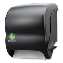 Ecological Green Towel Dispenser, 12.49" x 8.6" x 12.82", Black