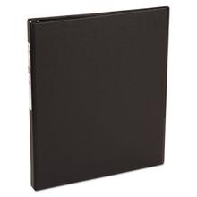 Economy Non-View Binder with Round Rings, 3 Rings, 0.5" Capacity, 11 x 8.5, Black, (3201)