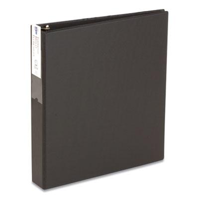 View larger image of Economy Non-View Binder with Round Rings, 3 Rings, 1.5" Capacity, 11 x 8.5, Black, (4401)