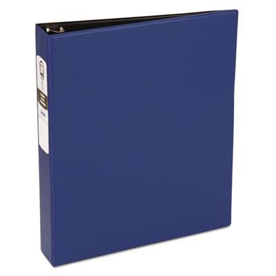 View larger image of Economy Non-View Binder with Round Rings, 3 Rings, 1.5" Capacity, 11 x 8.5, Blue, (3400)