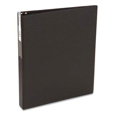 View larger image of Economy Non-View Binder with Round Rings, 3 Rings, 1" Capacity, 11 x 8.5, Black, (4301)