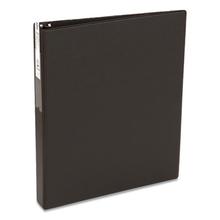 Economy Non-View Binder with Round Rings, 3 Rings, 1" Capacity, 11 x 8.5, Black, (4301)