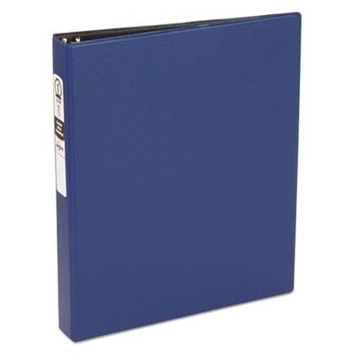 View larger image of Economy Non-View Binder with Round Rings, 3 Rings, 1" Capacity, 11 x 8.5, Blue, (3300)