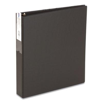 View larger image of Economy Non-View Binder with Round Rings, 3 Rings, 2" Capacity, 11 x 8.5, Black, (4501)
