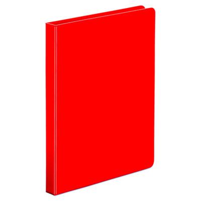 View larger image of Economy Non-View Round Ring Binder, 3 Rings, 0.5" Capacity, 11 x 8.5, Red