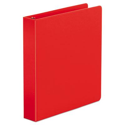 View larger image of Economy Non-View Round Ring Binder, 3 Rings, 1.5" Capacity, 11 x 8.5, Red