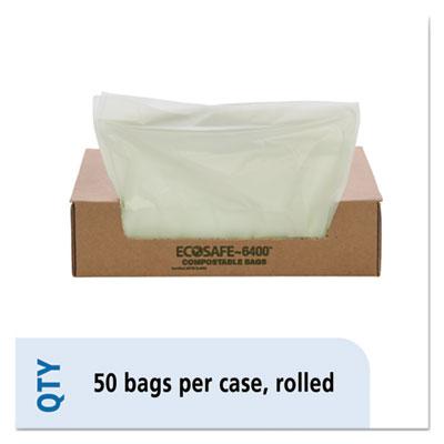 View larger image of EcoSafe-6400 Bags, 32 gal, 0.85 mil, 33" x 48", Green, 50/Box