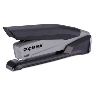 View larger image of EcoStapler Spring-Powered Desktop Stapler with Antimicrobial Protection, 20-Sheet Capacity, Gray/Black