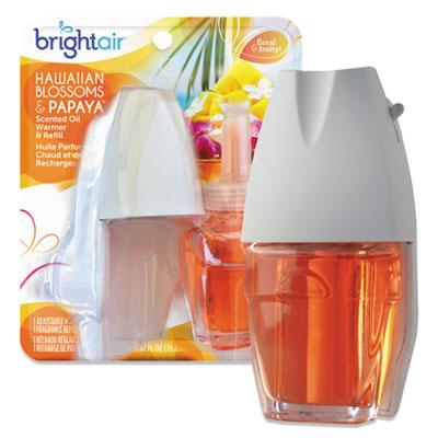 View larger image of Electric Scented Oil Air Freshener Warmer and Refill Combo, Hawaiian Blossoms and Papaya