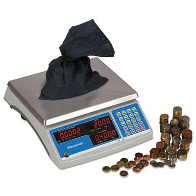 View larger image of Electronic 60 lb Coin and Parts Counting Scale, 11.5 x 8.75, Gray