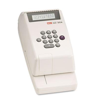 View larger image of Electronic Checkwriter, 10-Digit, 4.38 x 9.13 x 3.75