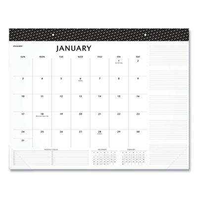 View larger image of Elevation Desk Pad Calendars, 21.75 x 17, White Sheets, Black Binding, Clear Corners, 12-Month (Jan to Dec): 2023