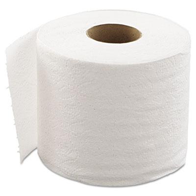 View larger image of Embossed Bathroom Tissue, Septic Safe, 1-Ply, White, 550/Roll, 80 Rolls/Carton