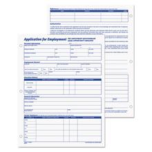 Employee Application Form, One-Part (No Copies), 11 x 8.38, 50 Forms/Pad, 2 Pads/Pack