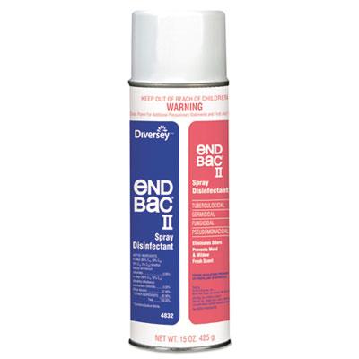 View larger image of End Bac Ii Spray Disinfectant, Fresh Scent, 15 Oz Aerosol Spray, 12/carton