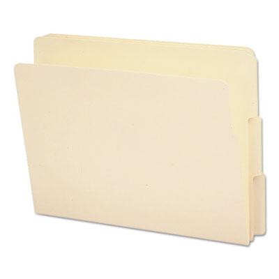 View larger image of End Tab File Folders, 1/3-Cut Tabs, Letter Size, Manila, 100/Box