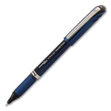 EnerGel NV Gel Pen, Stick, Fine 0.5 mm Needle Tip, Black Ink, Blue/Black Barrel, Dozen