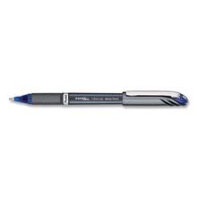 EnerGel NV Gel Pen, Stick, Bold 1 mm, Blue Ink, Gray/Blue Barrel, Dozen