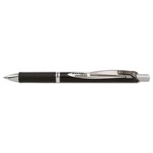 EnerGel PRO Permanent Ink Hybrid Gel Pen, Retractable, Medium 0.7 mm, Black Ink, Black Barrel