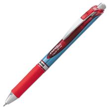 EnerGel RTX Gel Pen, Retractable, Fine 0.5 mm Needle Tip, Red Ink, Red/Blue Barrel