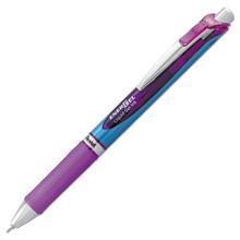EnerGel RTX Gel Pen, Retractable, Fine 0.5 mm Needle Tip, Violet Ink, Violet/Blue Barrel