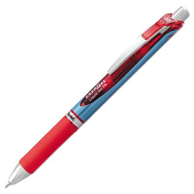 View larger image of EnerGel RTX Gel Pen, Retractable, Medium 0.7 mm Needle Tip, Red Ink, Red/Blue Barrel