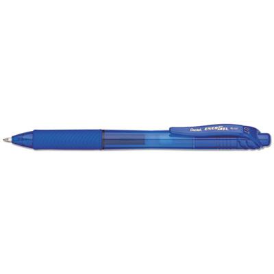 View larger image of EnerGel-X Gel Pen, Retractable, Medium 0.7 mm, Blue Ink, Translucent Blue/Blue Barrel, Dozen