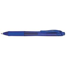 EnerGel-X Gel Pen, Retractable, Bold 1 mm, Blue Ink, Translucent Blue/Blue Barrel, Dozen