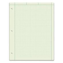 Engineering Computation Pads, Cross-Section Quadrille Rule (5 Sq/in, 1 Sq/in), Green Cover, 100 Green-Tint 8.5 X 11 Sheets