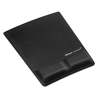 View larger image of Ergonomic Memory Foam Wrist Support w/Attached Mouse Pad, Black