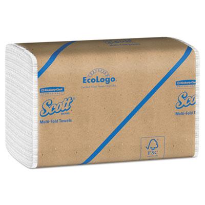 View larger image of Essential Multi-Fold Towels, Absorbency Pockets, 1-Ply, 9.2 x 9.4, White, 250/Packs, 16 Packs/Carton