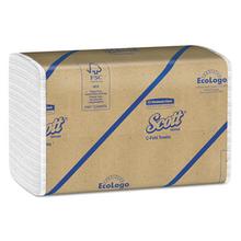 Essential C-Fold Towels for Business, Absorbency Pockets, 1-Ply, 10.13 x 13.15, White, 200/Pack, 12 Packs/Carton