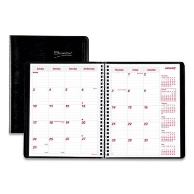 View larger image of Essential Collection 14-Month Ruled Monthly Planner, 8.88 x 7.13, Black Cover, 14-Month (Dec to Jan): 2023 to 2025