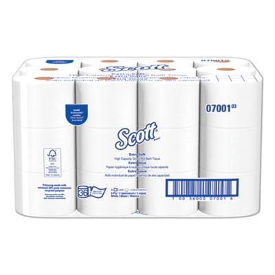 View larger image of Essential Extra Soft Coreless Standard Roll Bath Tissue, Septic Safe, 2-Ply, White, 800 Sheets/roll, 36 Rolls/carton