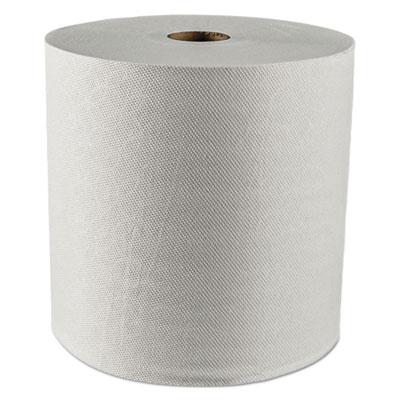 View larger image of Hard Roll Paper Towels with Premium Absorbency Pockets, 1-Ply, 8" x 425 ft, 1.5" Core, White, 12 Rolls/Carton