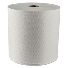 Hard Roll Paper Towels with Premium Absorbency Pockets, 1-Ply, 8" x 425 ft, 1.5" Core, White, 12 Rolls/Carton